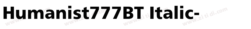 Humanist777BT Italic字体转换 Humanist777BT Italic字体转换